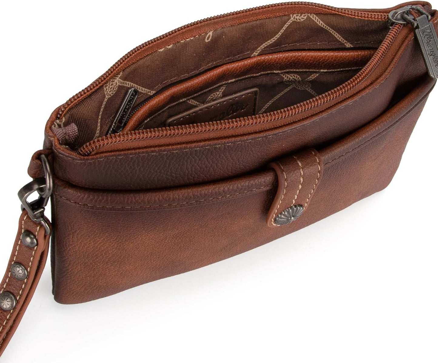 Wrangler Western Crossbody Bags for Women Clutch Wristlet Purse