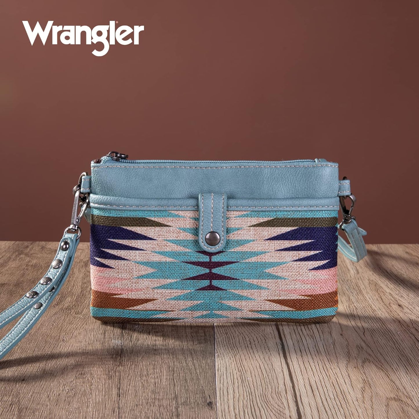 Wrangler Western Crossbody Bags for Women Clutch Wristlet Purse