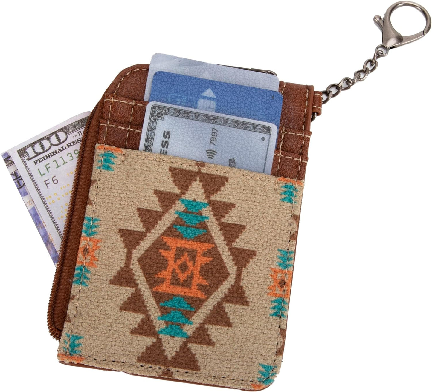 Montana West Wrangler Card Wallet Boho Aztec Credit Card Holder for Women