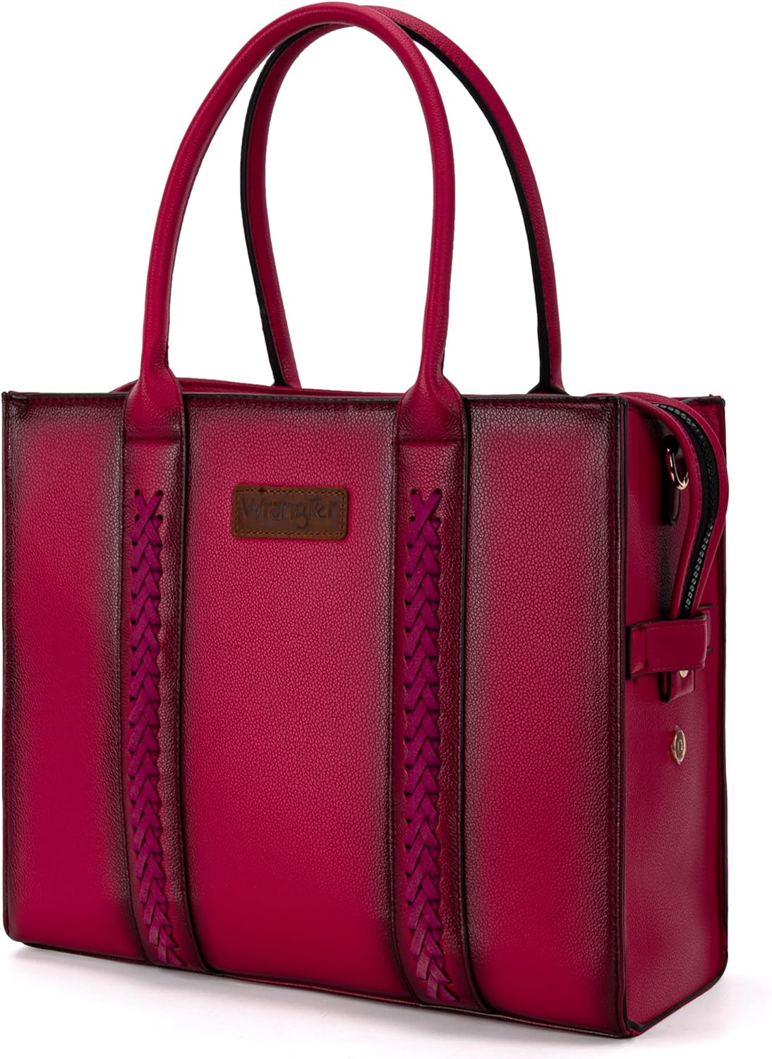 Wrangler Tote Bag for Women Shoulder Purse Handbag with Zipper Crossbody Bag