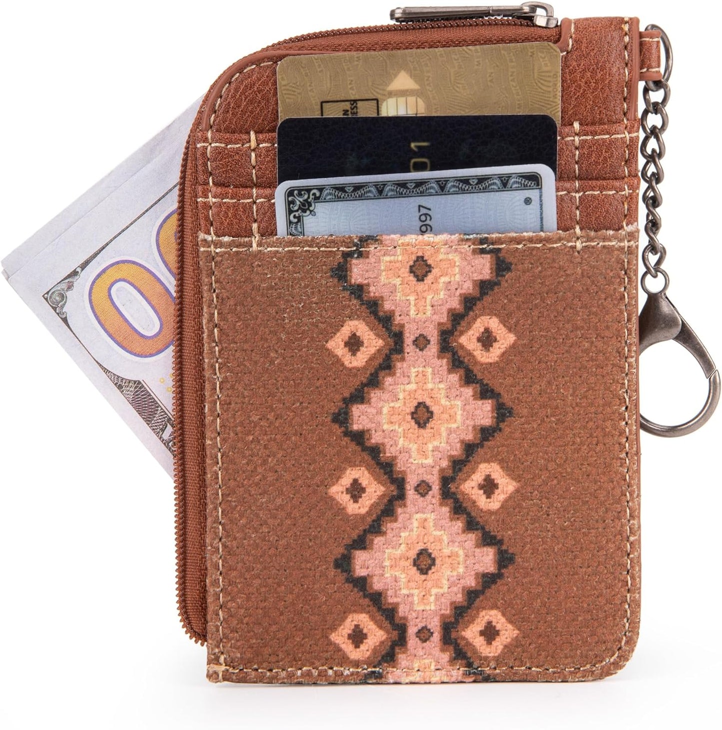 Montana West Wrangler Card Wallet Boho Aztec Credit Card Holder for Women