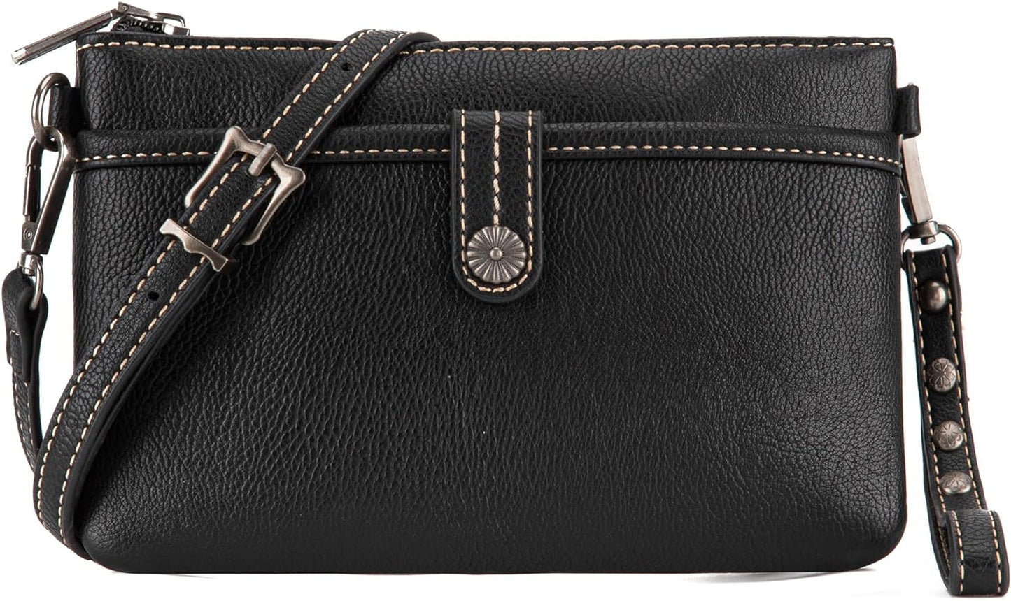 Wrangler Western Crossbody Bags for Women Clutch Wristlet Purse