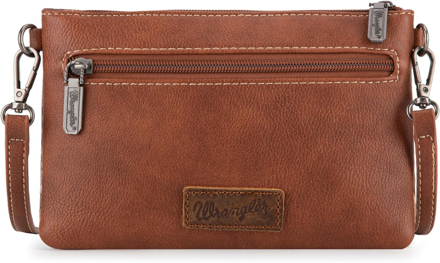 Wrangler Western Crossbody Bags for Women Clutch Wristlet Purse