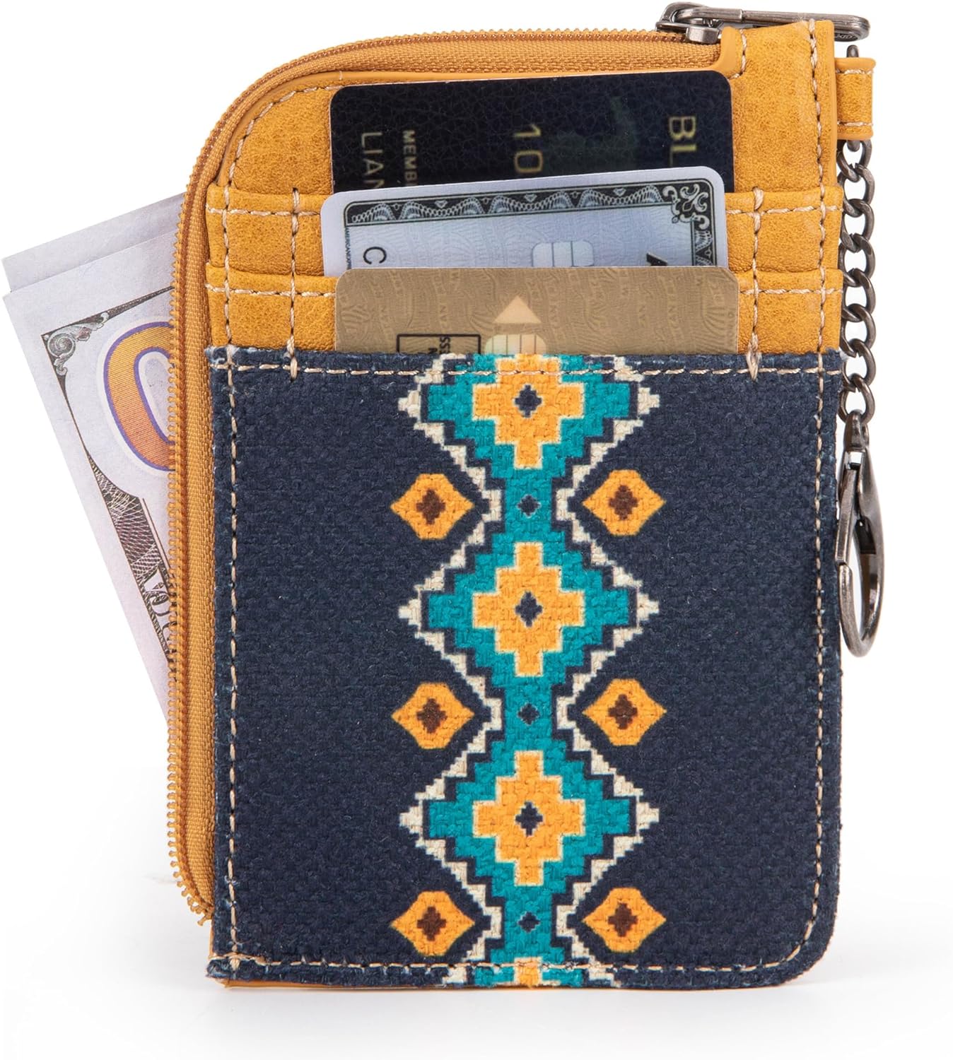 Montana West Wrangler Card Wallet Boho Aztec Credit Card Holder for Women