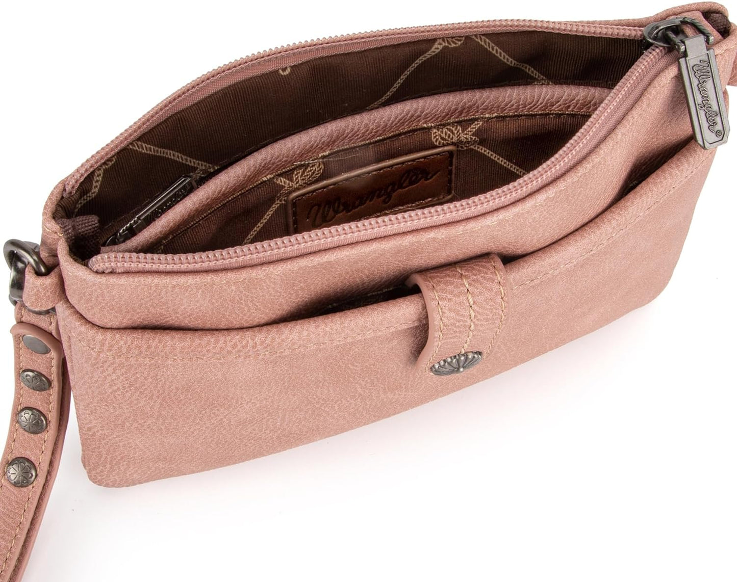 Wrangler Western Crossbody Bags for Women Clutch Wristlet Purse