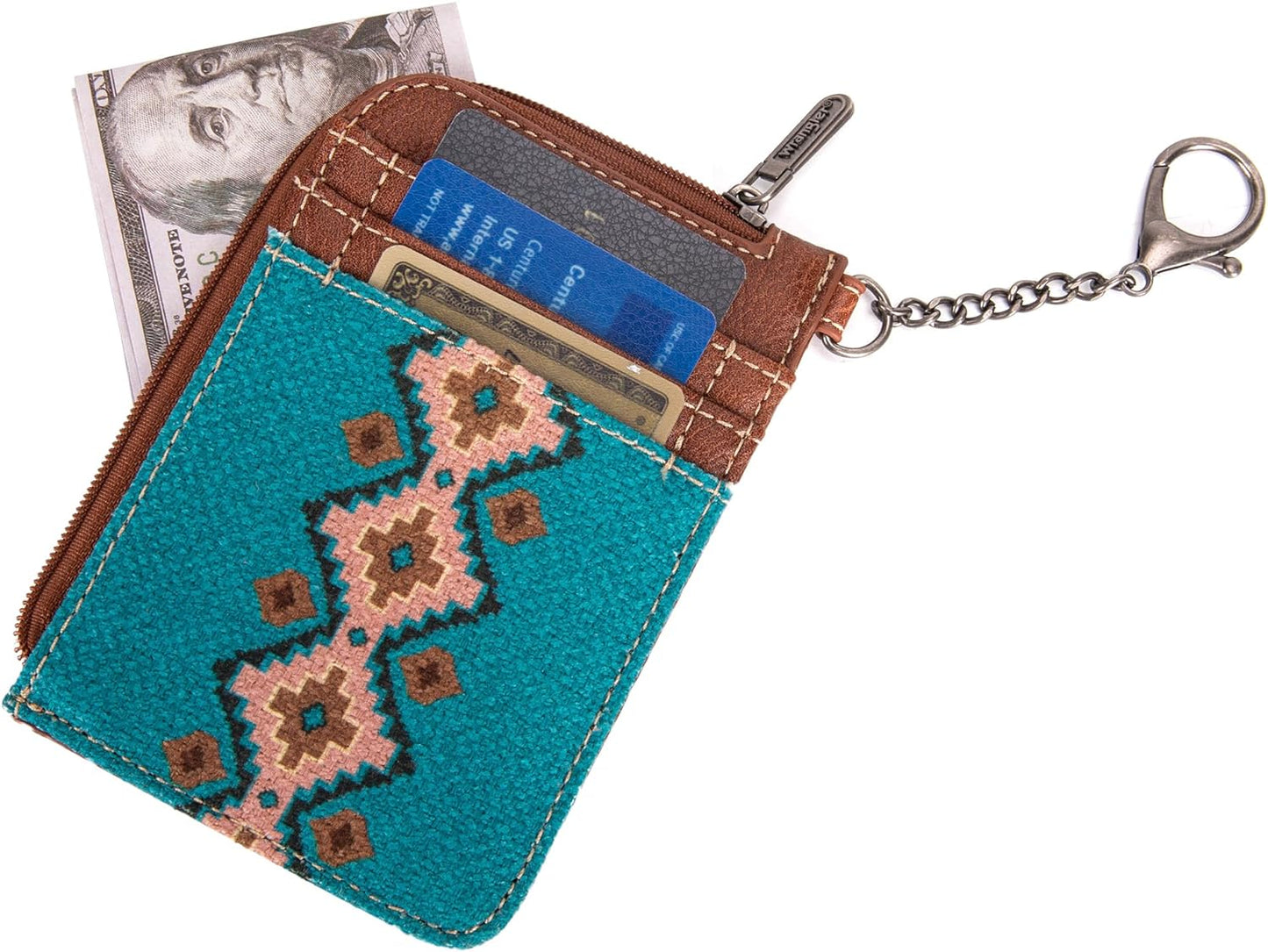 Montana West Wrangler Card Wallet Boho Aztec Credit Card Holder for Women