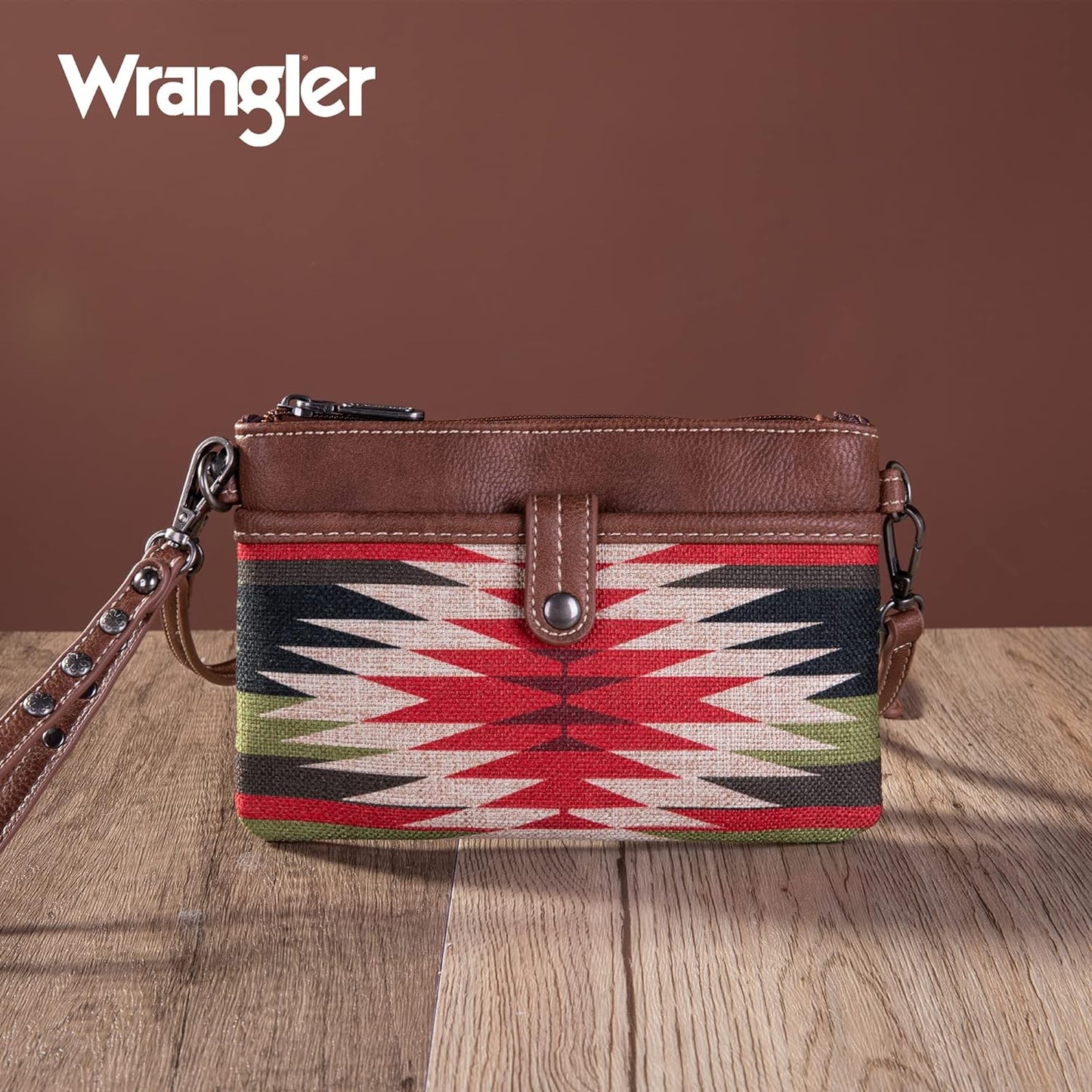 Wrangler Western Crossbody Bags for Women Clutch Wristlet Purse