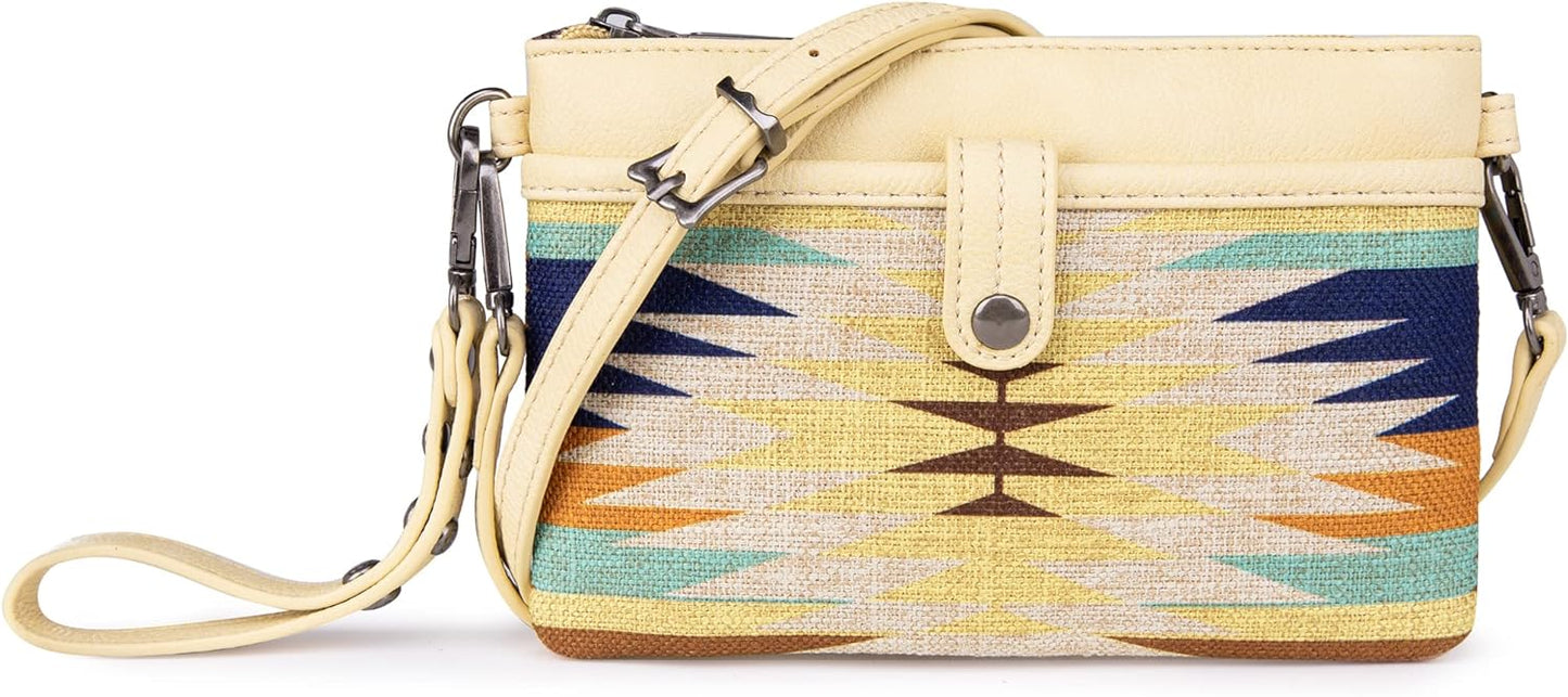 Wrangler Western Crossbody Bags for Women Clutch Wristlet Purse