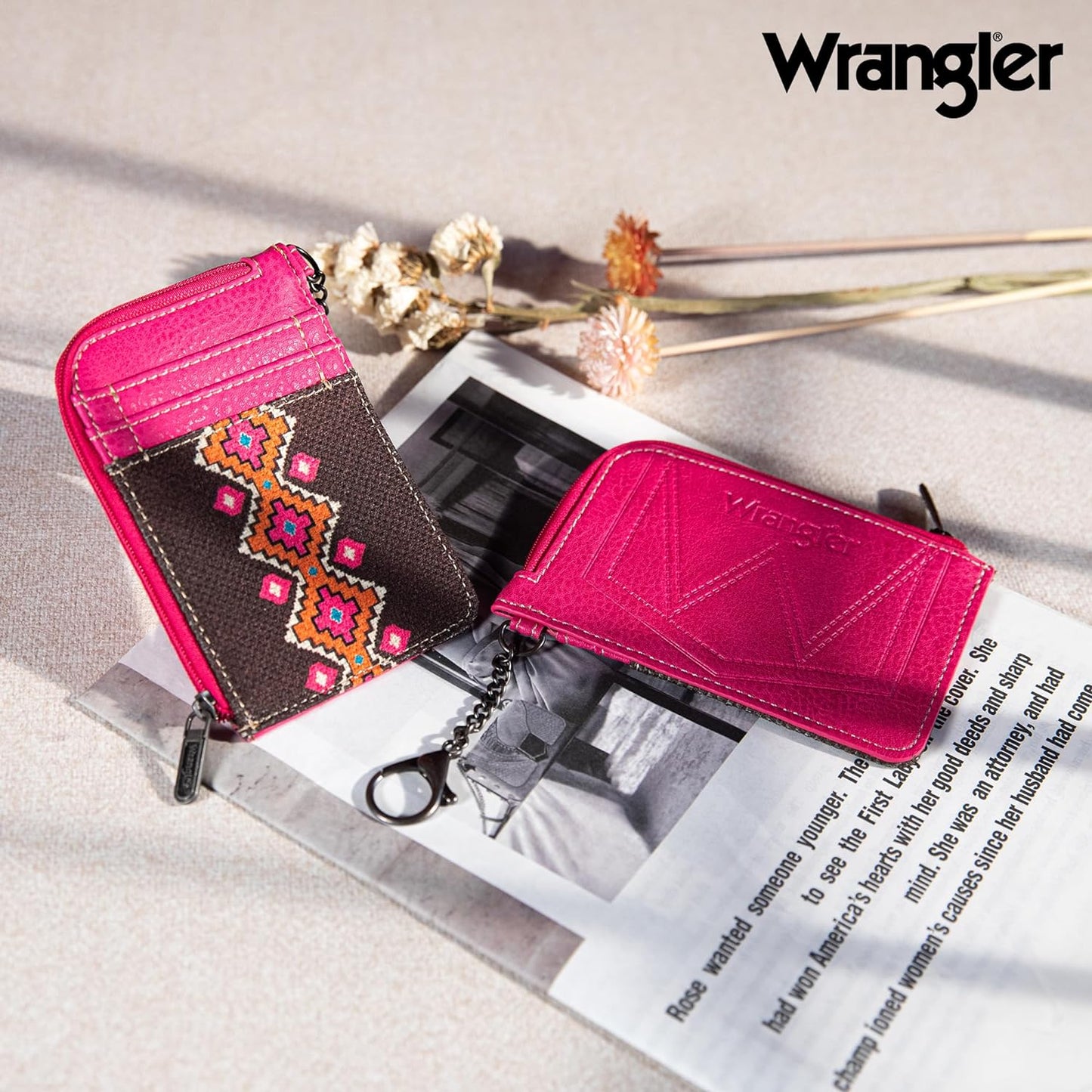 Montana West Wrangler Card Wallet Boho Aztec Credit Card Holder for Women