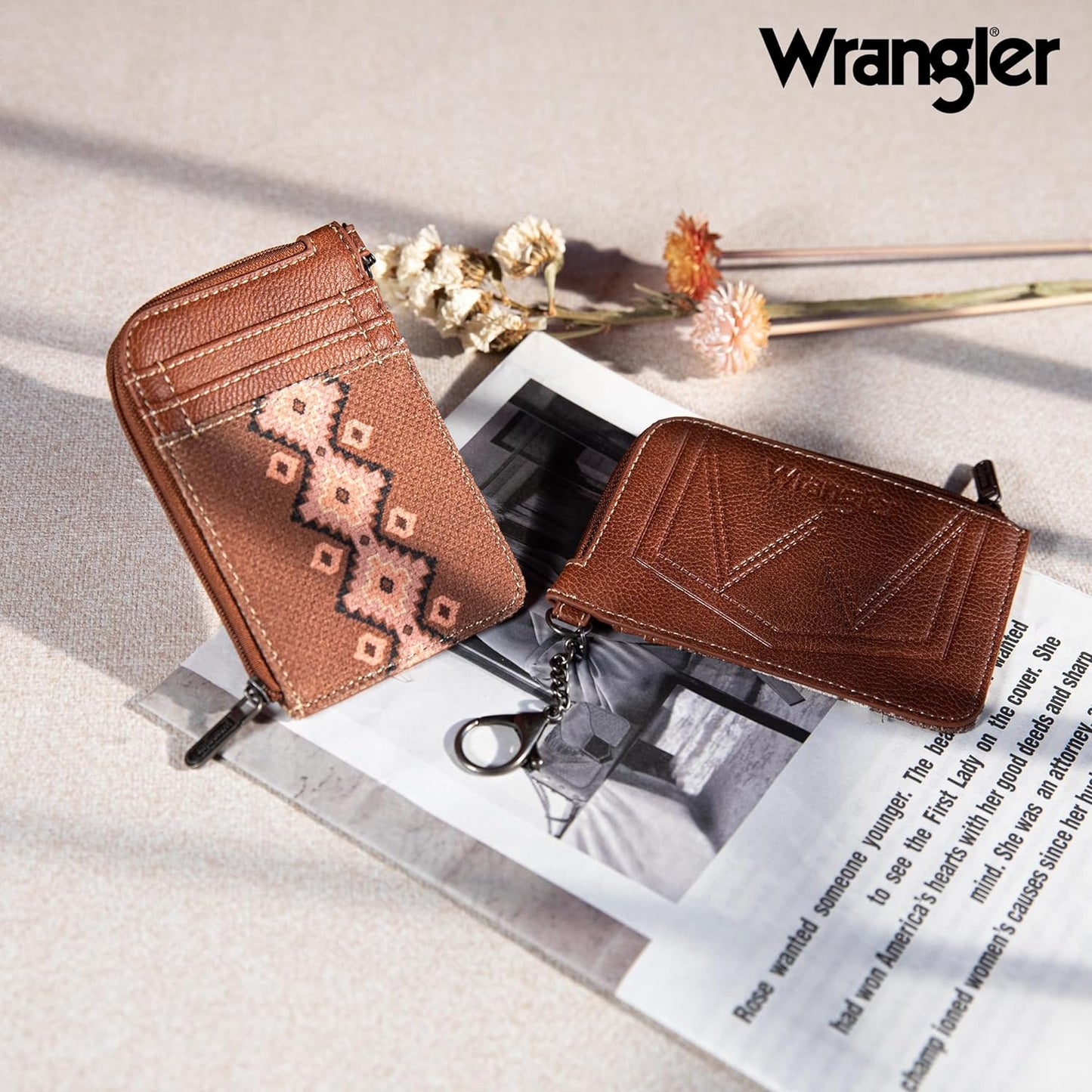 Montana West Wrangler Card Wallet Boho Aztec Credit Card Holder for Women