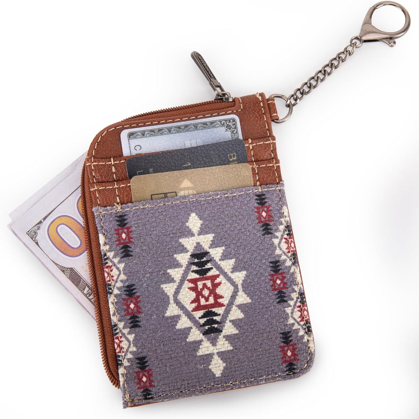 Montana West Wrangler Card Wallet Boho Aztec Credit Card Holder for Women