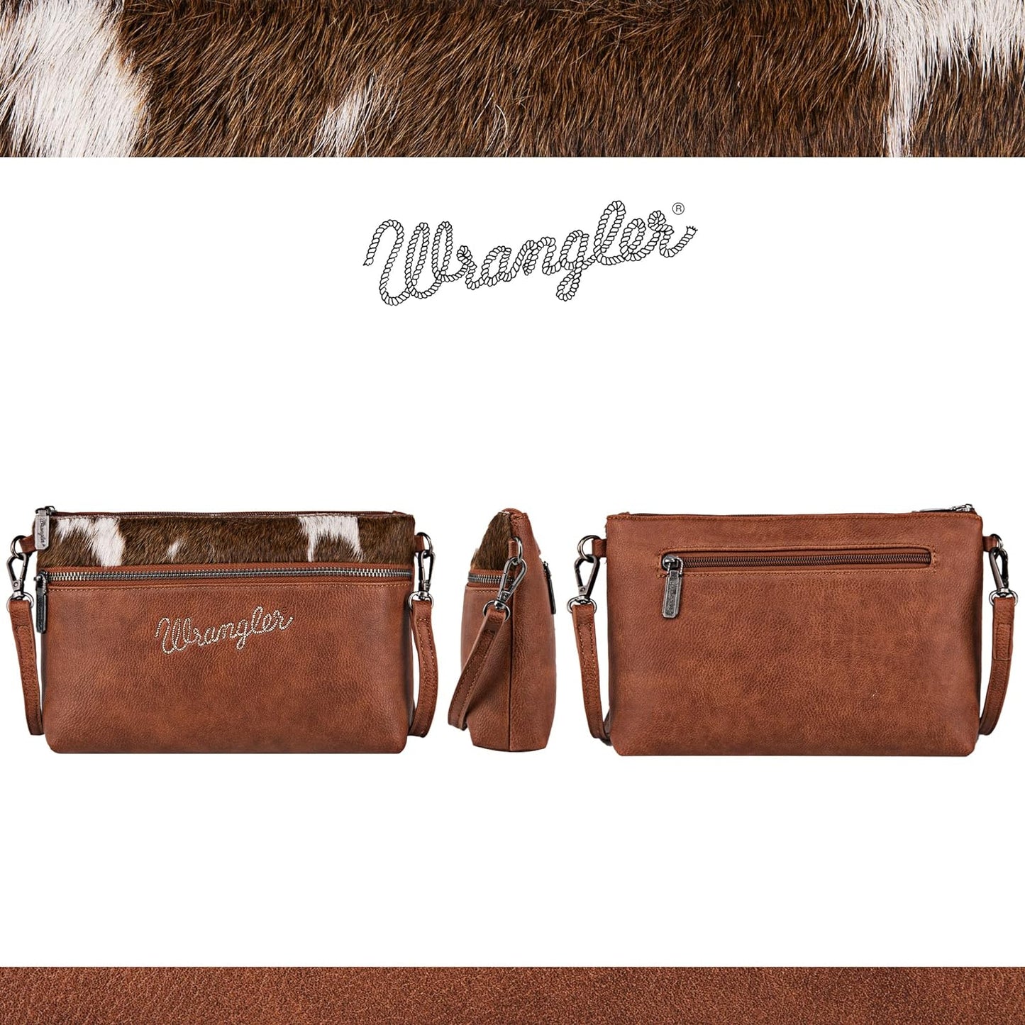 Wrangler Western Crossbody Bags for Women Clutch Wristlet Purse