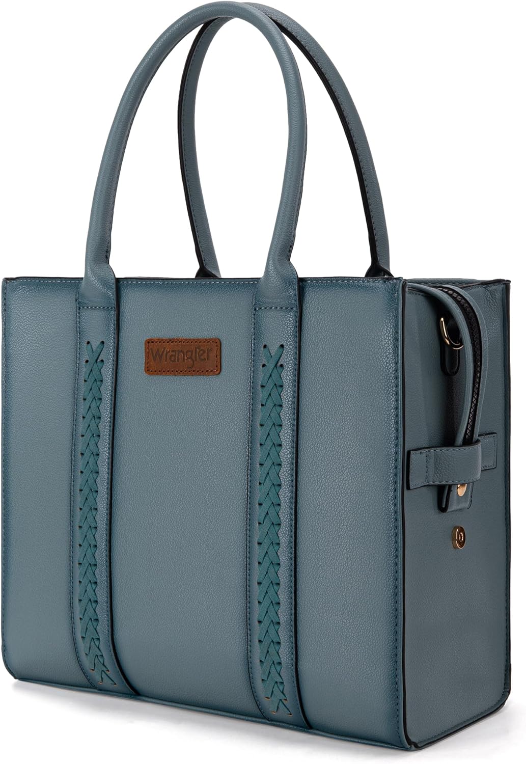 Wrangler Tote Bag for Women Shoulder Purse Handbag with Zipper Crossbody Bag