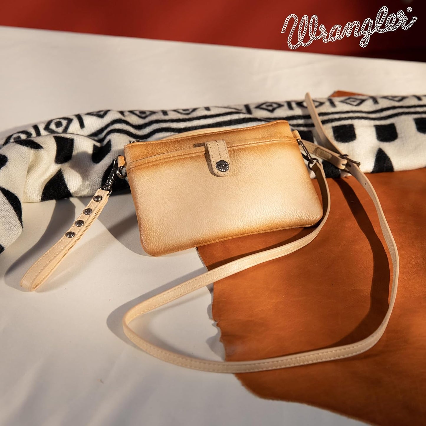Wrangler Western Crossbody Bags for Women Clutch Wristlet Purse
