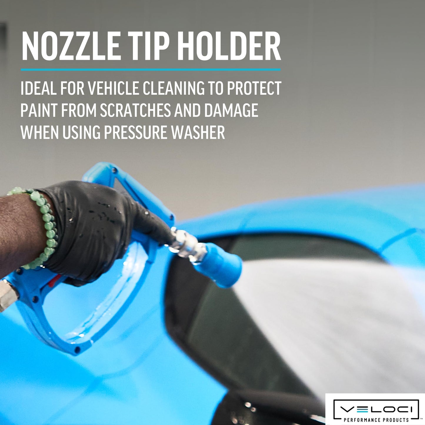 MTM Hydro Acqualine Pressure Washer Nozzle Guard Holder Tips Protector with 1/4? Quick Coupler Plug, 40 Degrees 4.0