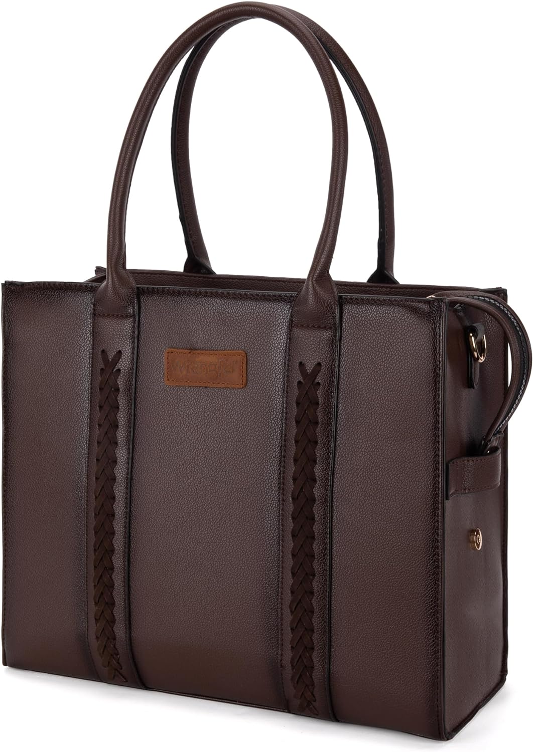 Wrangler Tote Bag for Women Shoulder Purse Handbag with Zipper Crossbody Bag