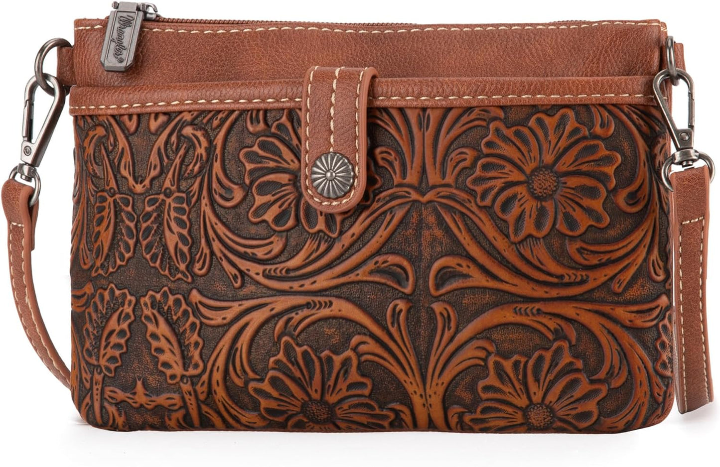 Wrangler Western Crossbody Bags for Women Clutch Wristlet Purse