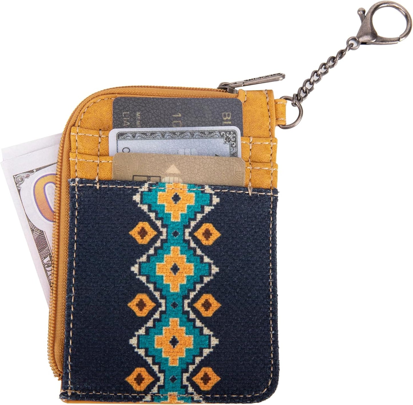 Montana West Wrangler Card Wallet Boho Aztec Credit Card Holder for Women