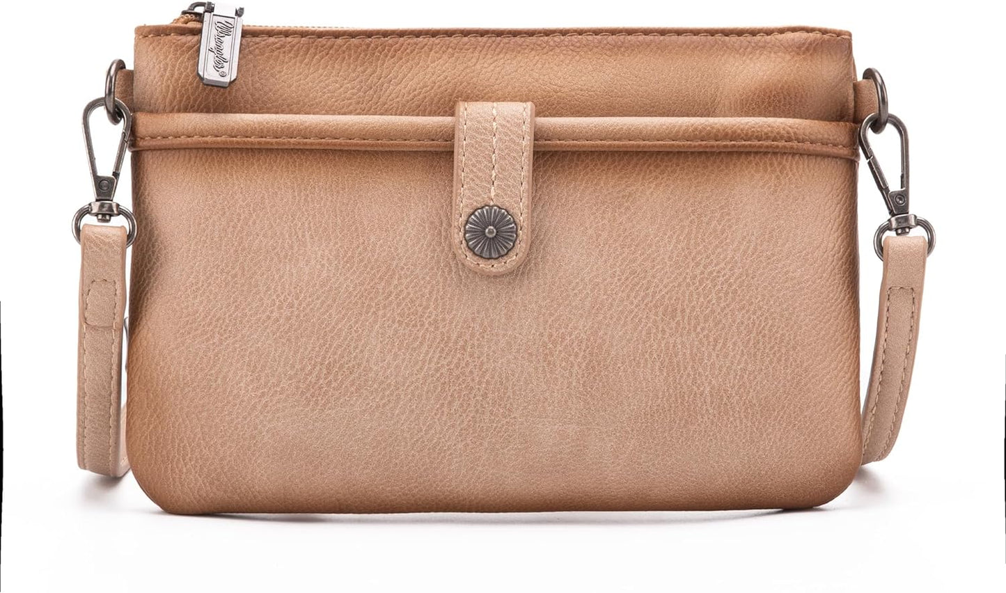 Wrangler Western Crossbody Bags for Women Clutch Wristlet Purse