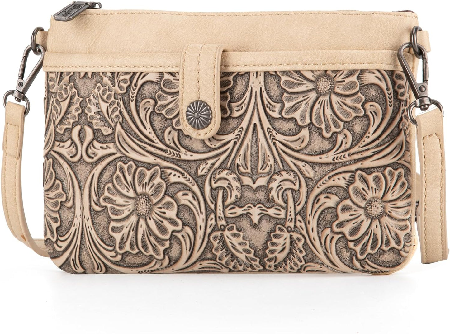 Wrangler Western Crossbody Bags for Women Clutch Wristlet Purse