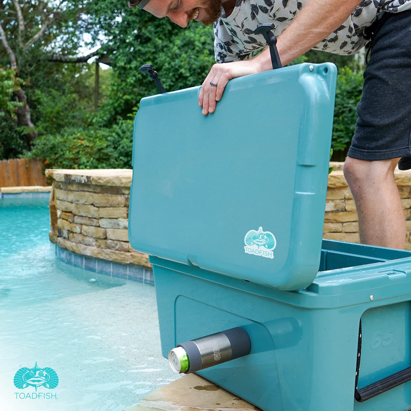 Toadfish Slim Non-Tipping Can Cooler