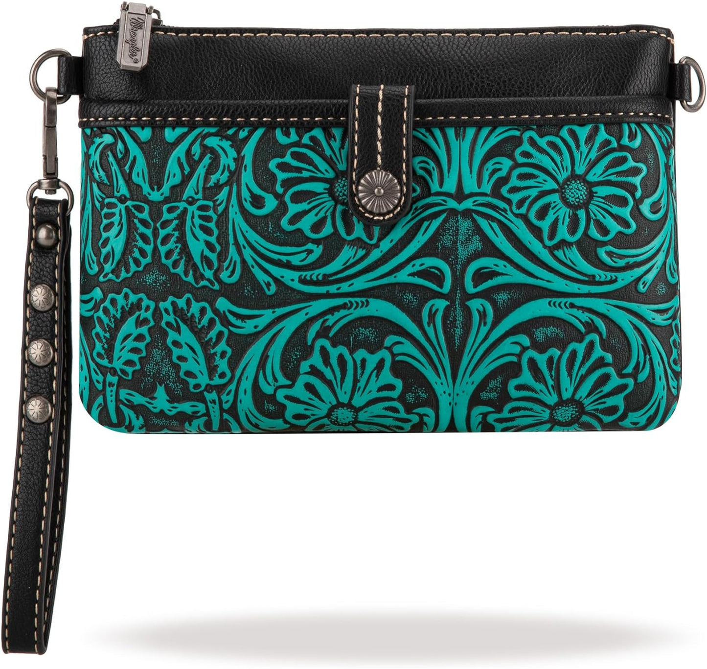 Wrangler Western Crossbody Bags for Women Clutch Wristlet Purse