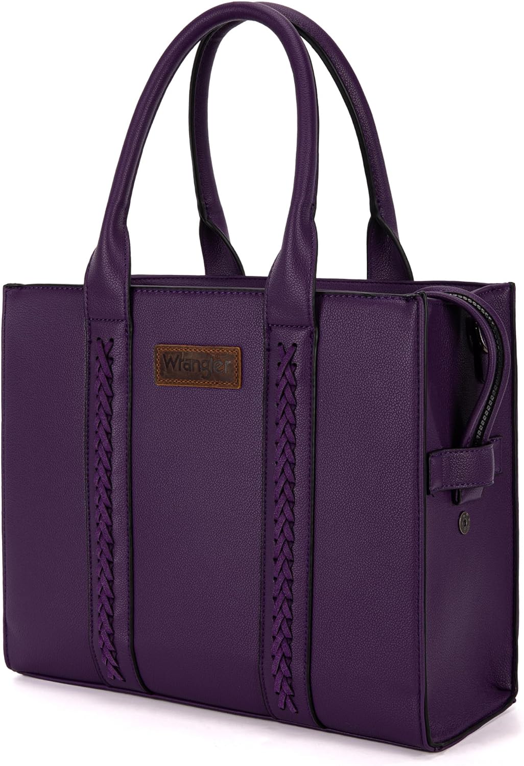 Wrangler Tote Bag for Women Shoulder Purse Handbag with Zipper Crossbody Bag