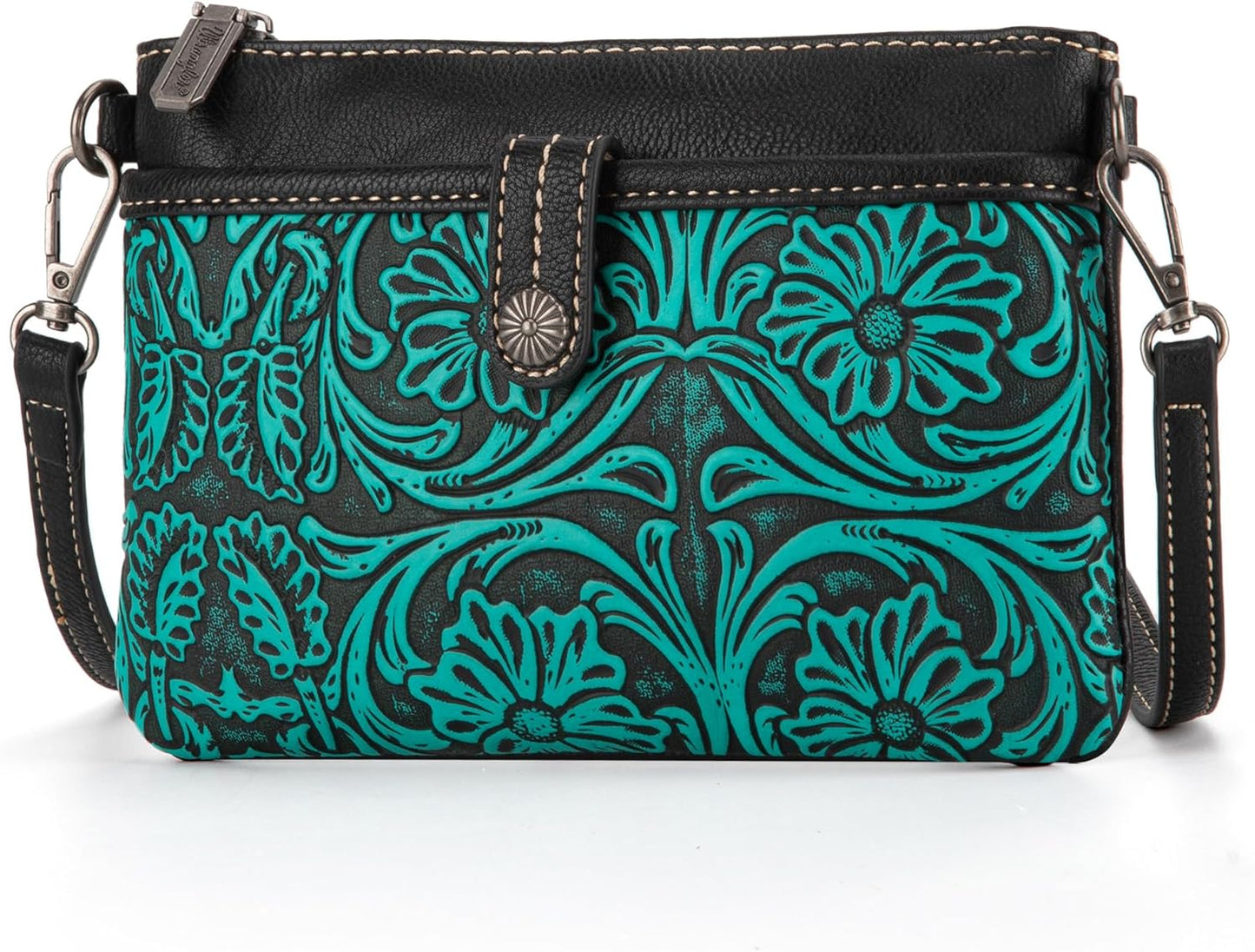 Wrangler Western Crossbody Bags for Women Clutch Wristlet Purse