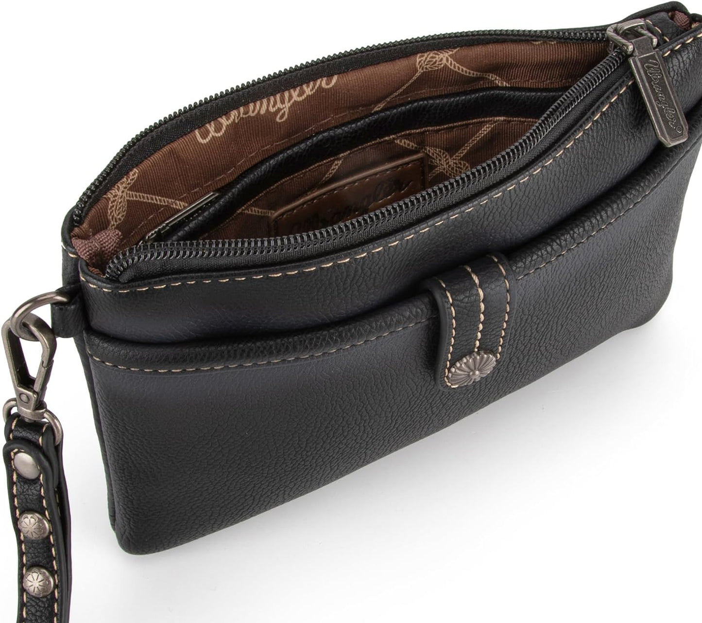 Wrangler Western Crossbody Bags for Women Clutch Wristlet Purse