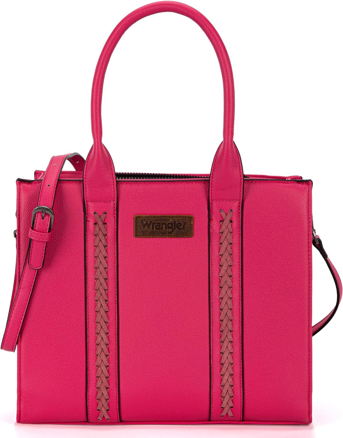 Wrangler Tote Bag for Women Shoulder Purse Handbag with Zipper Crossbody Bag