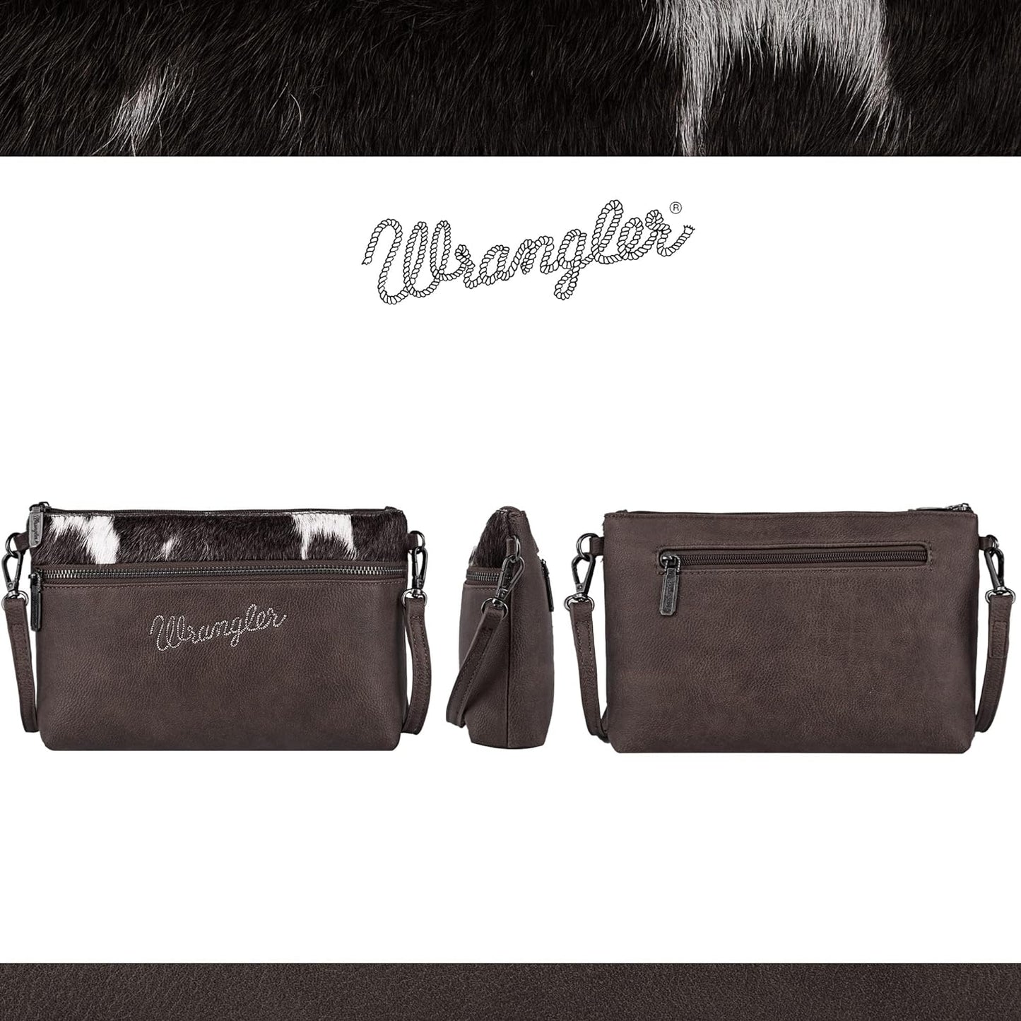 Wrangler Western Crossbody Bags for Women Clutch Wristlet Purse