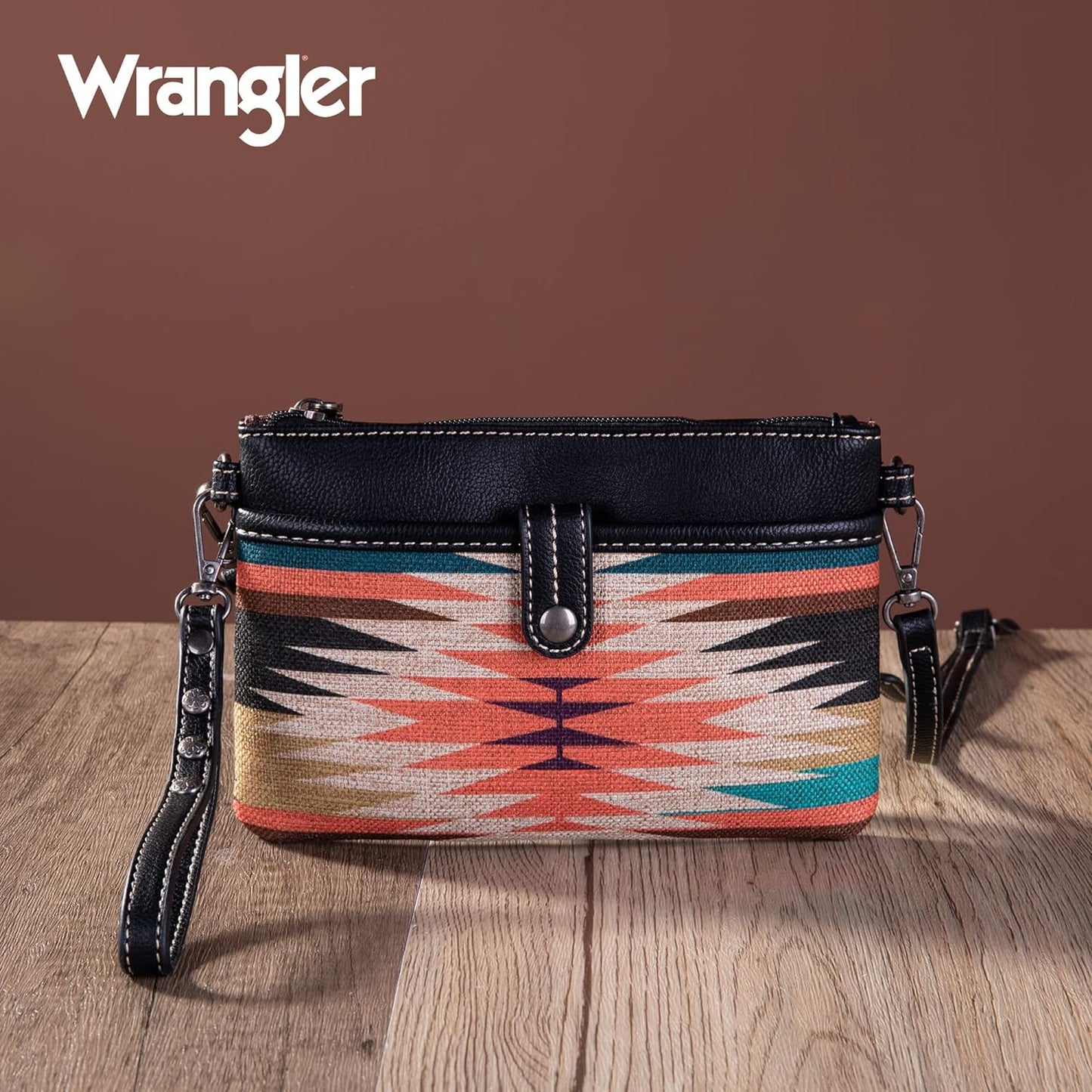 Wrangler Western Crossbody Bags for Women Clutch Wristlet Purse