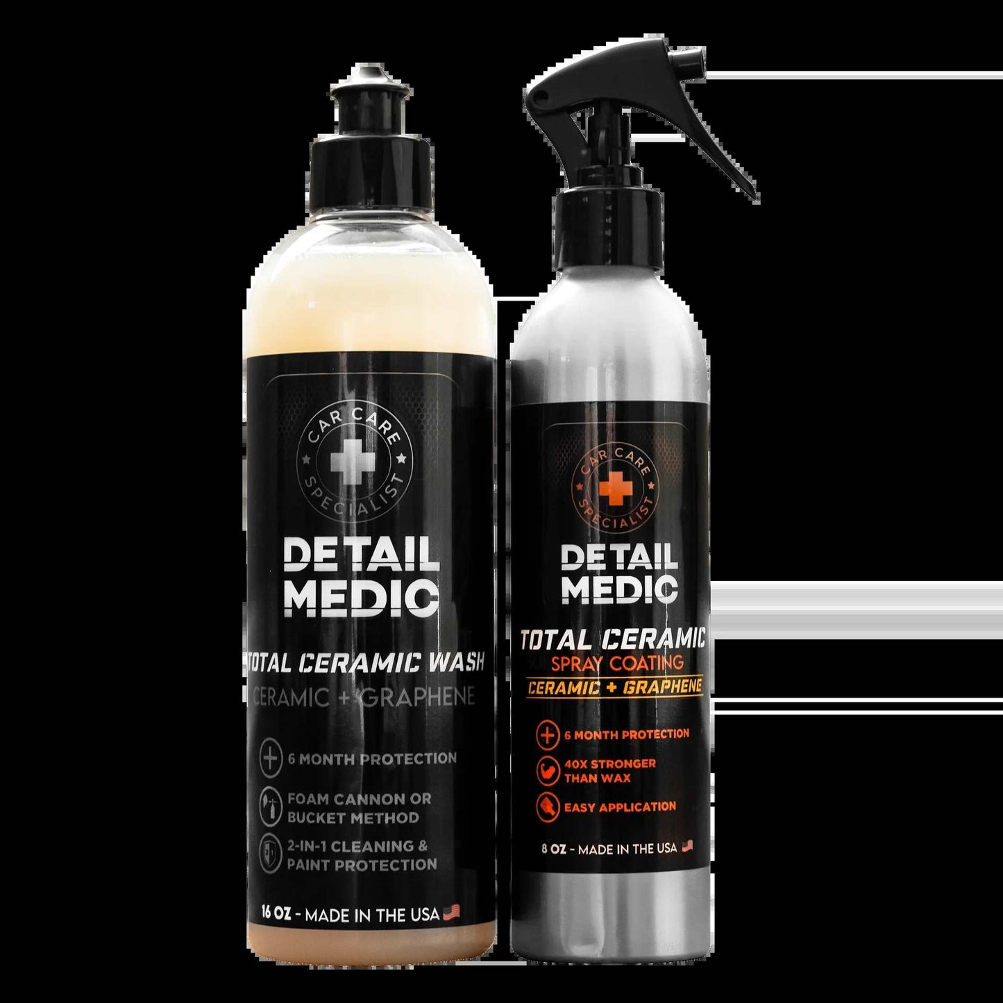 Detail Medic Elite Pro Series Total Graphene Ceramic Coating Detailing Kit for Cars