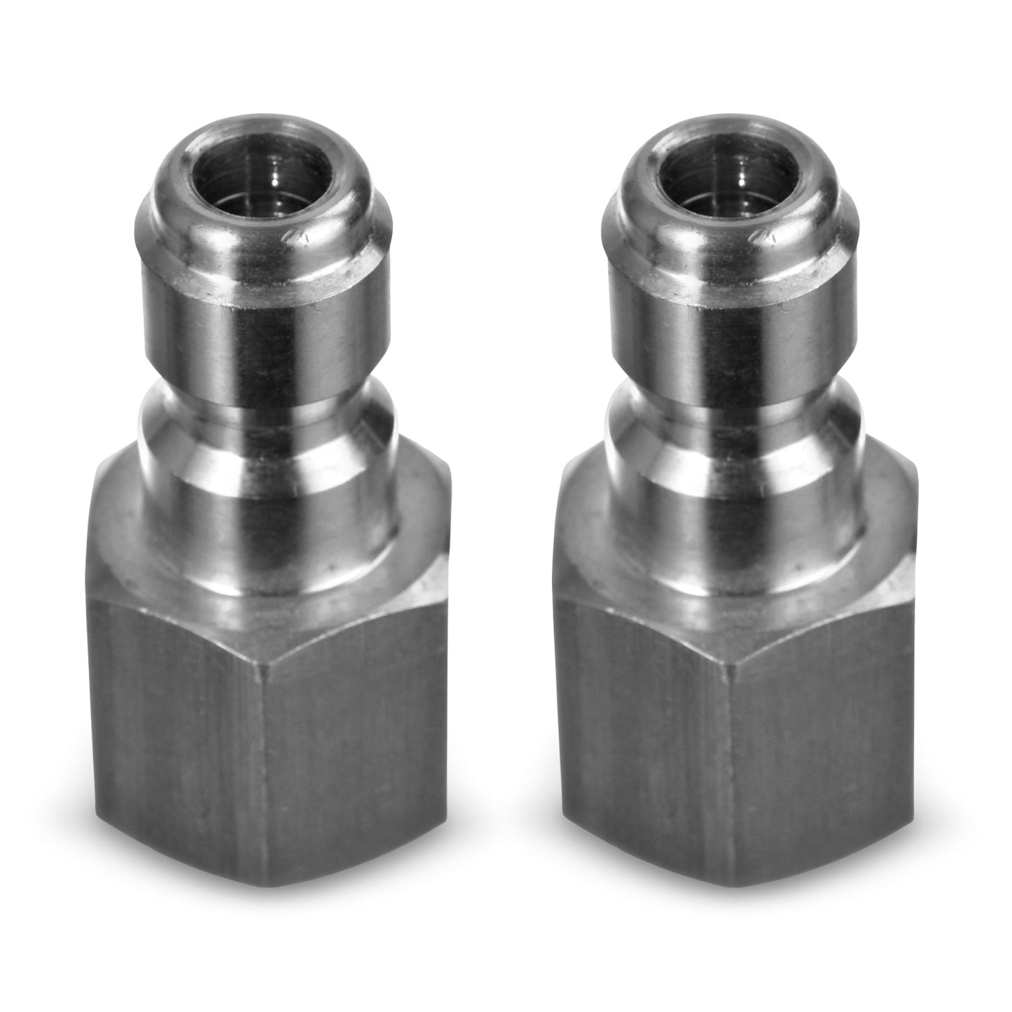 Stainless Steel Pressure Washer Quick Connect Plugs Set Of 2 | Female
