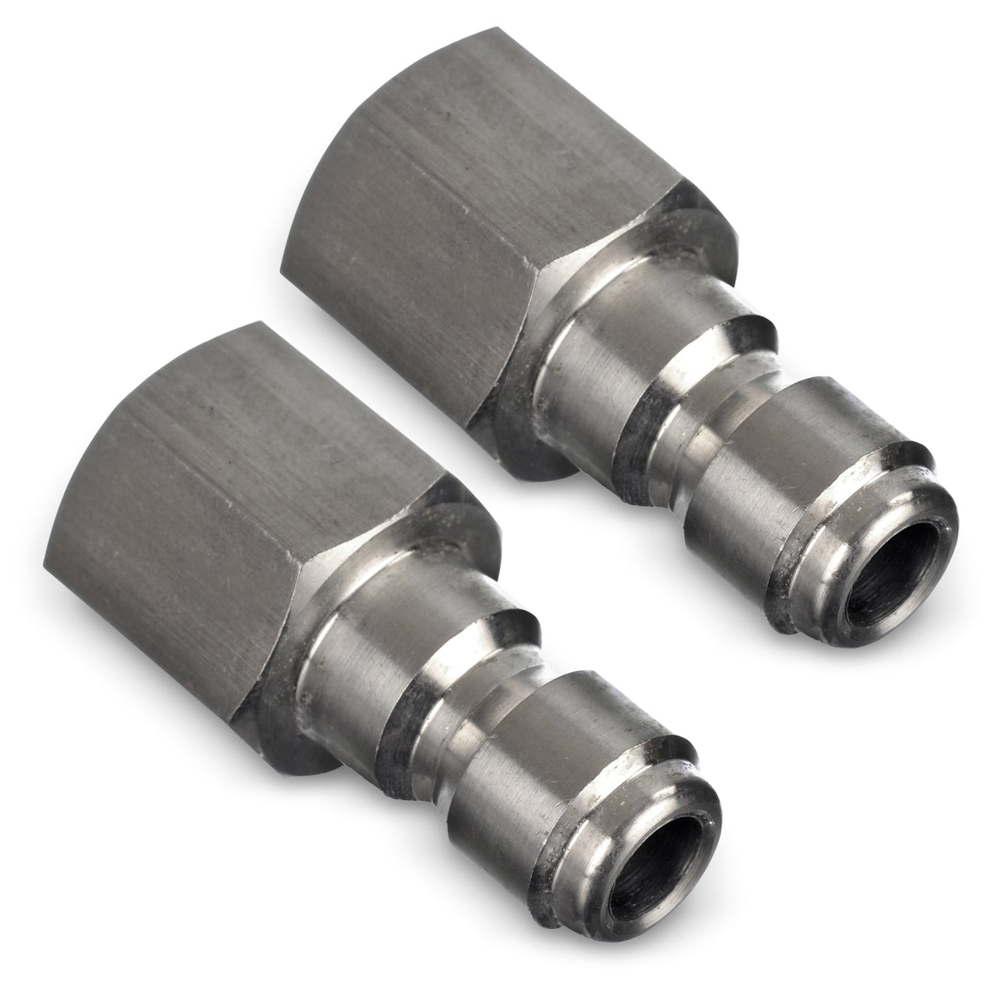 Stainless Steel Pressure Washer Quick Connect Plugs Set Of 2 | Female