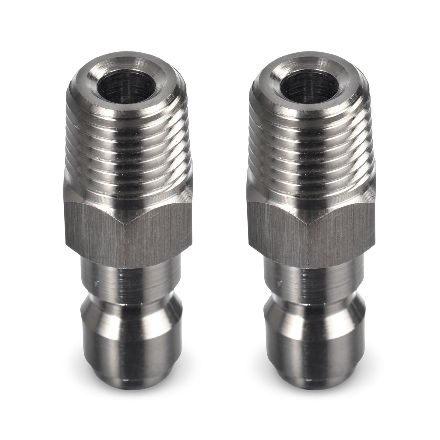 Stainless Steel Pressure Washer Quick Connect Plugs Set Of 2 | Male