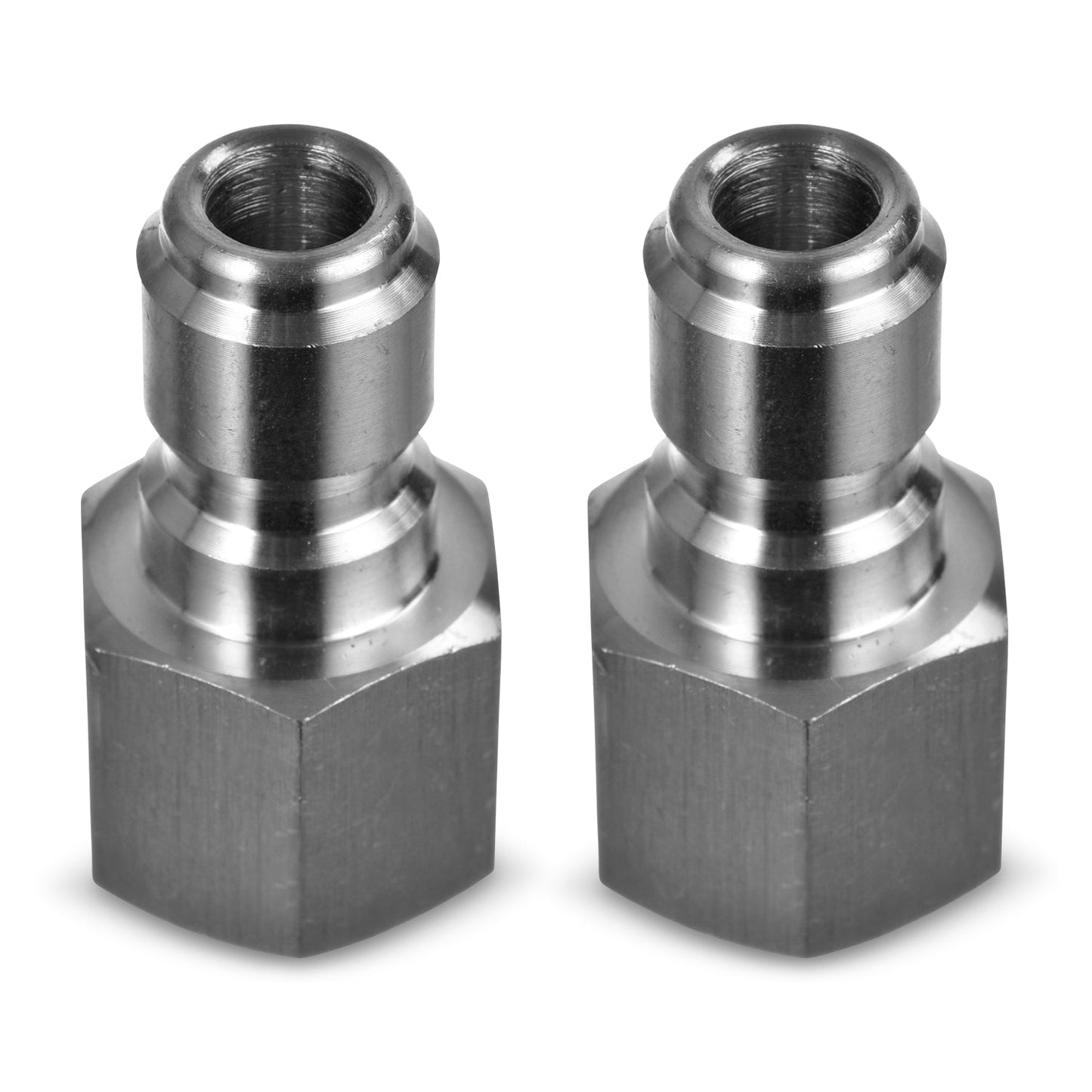 Stainless Steel Pressure Washer Quick Connect Plugs Set Of 2 | Female
