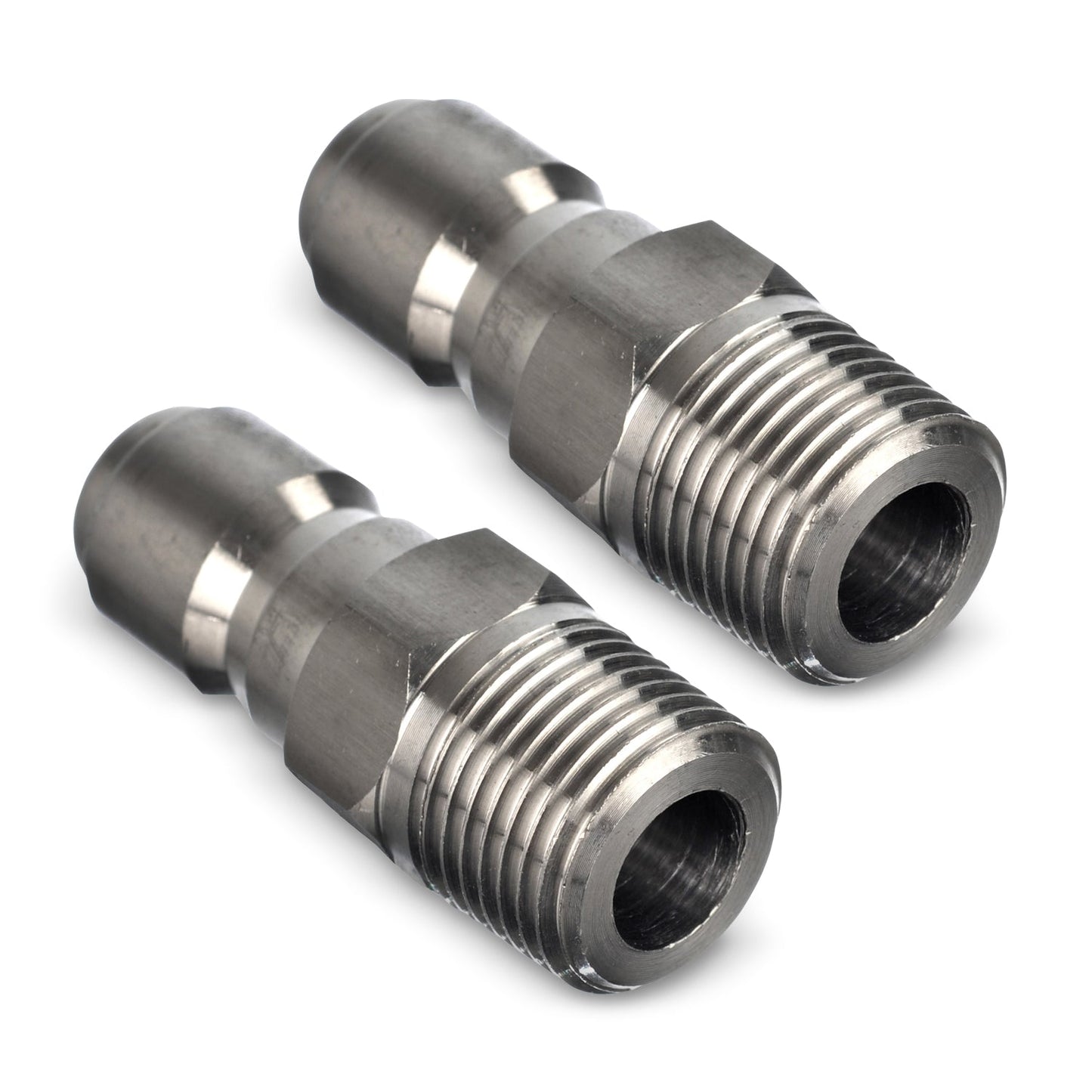 Stainless Steel Pressure Washer Quick Connect Plugs Set Of 2 | Male