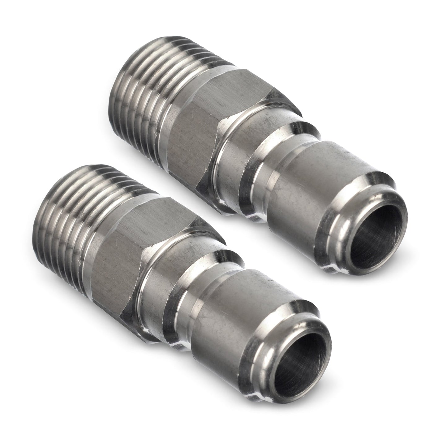 Stainless Steel Pressure Washer Quick Connect Plugs Set Of 2 | Male