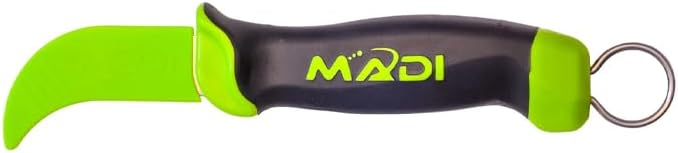 MADI FBSK-1 Fixed Blade Skinning Knife – Pointed Utility Blade for Linemen, Electrical & Utility Work