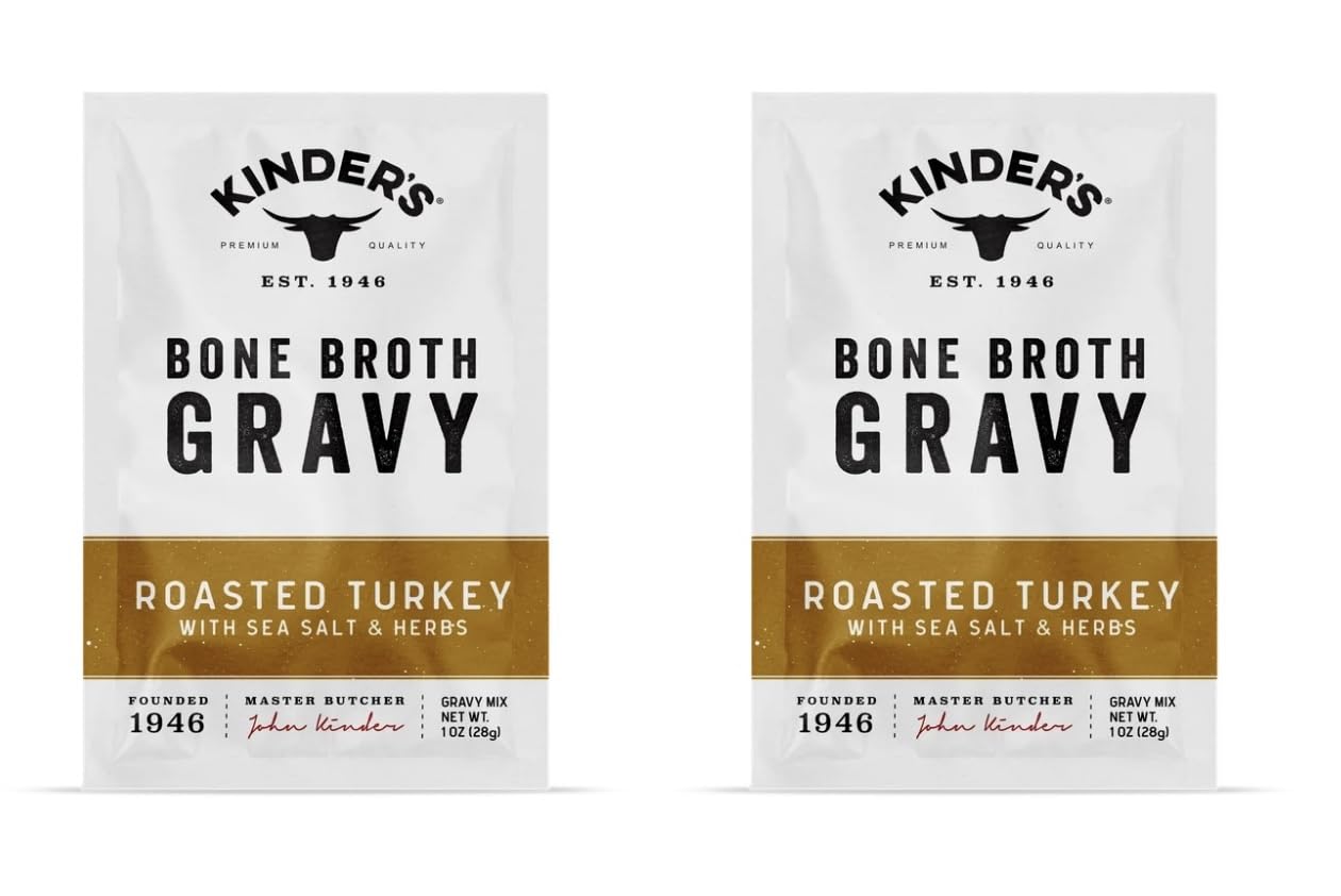 Kinder's Seasoning Mixes 1oz - 2 packets (Bone Broth Gravy Classic Beef)