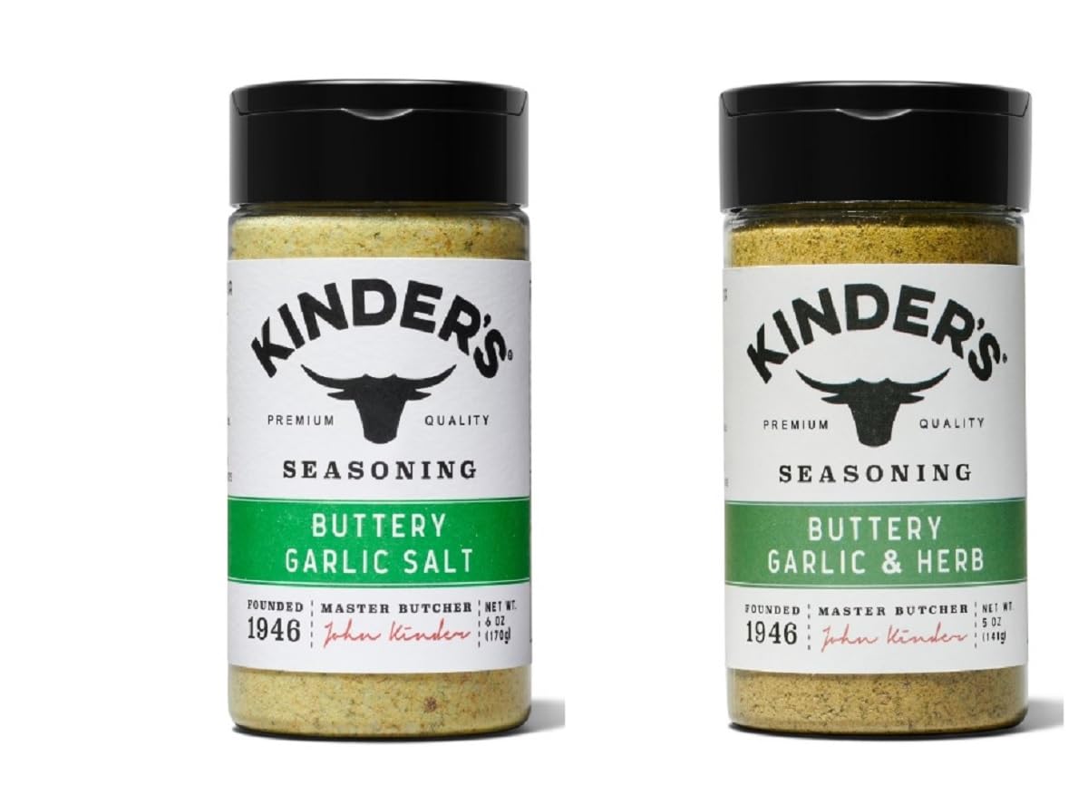 Kinder's Seasonings & Rubs - 2 bottles (Caramelized Onion Butter 6.2oz)