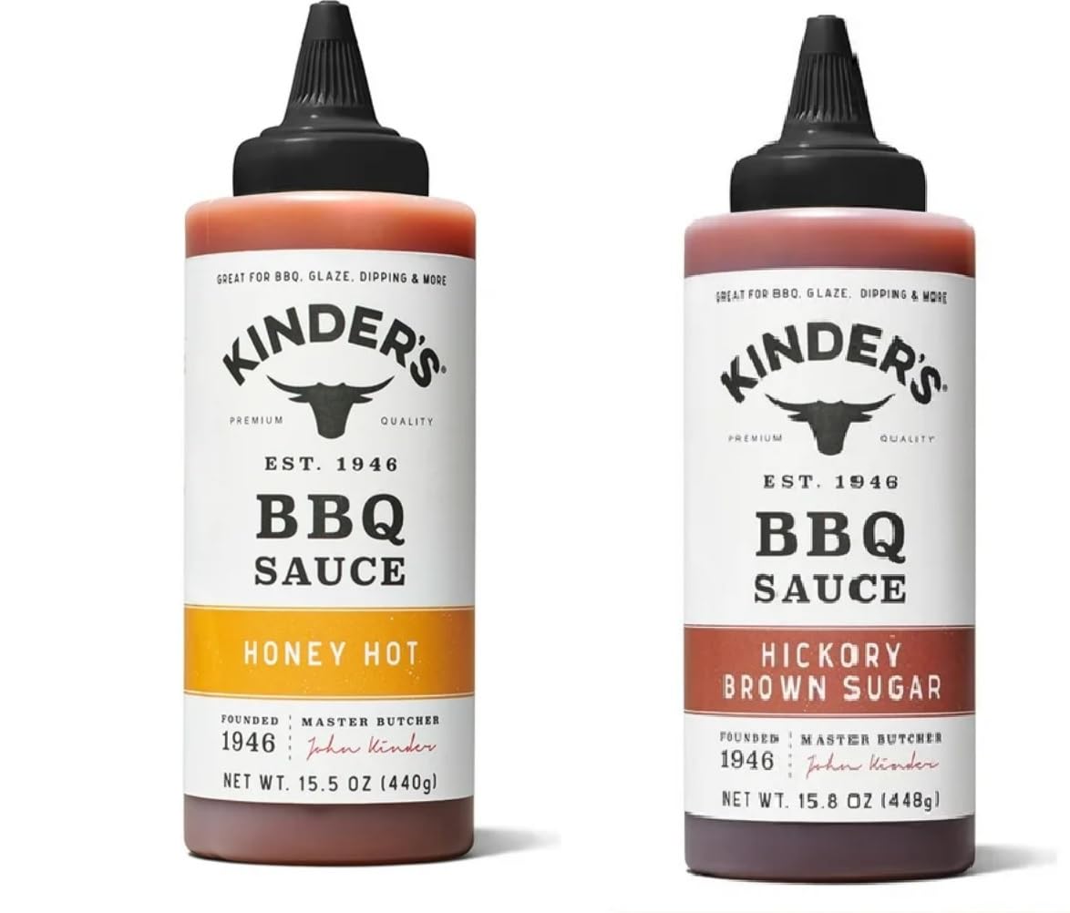 Kinder's Marinades, BBQ, Dipping & Wing Sauces - 2 bottles (Sweet & Sour Wing 16.9oz)