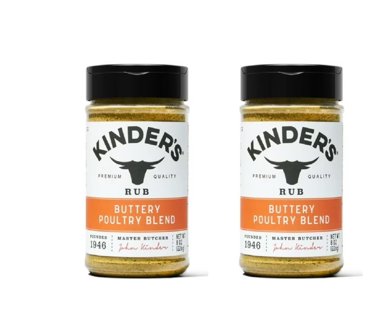 Kinder's Seasonings & Rubs - 2 bottles (Caramelized Onion Butter 6.2oz)
