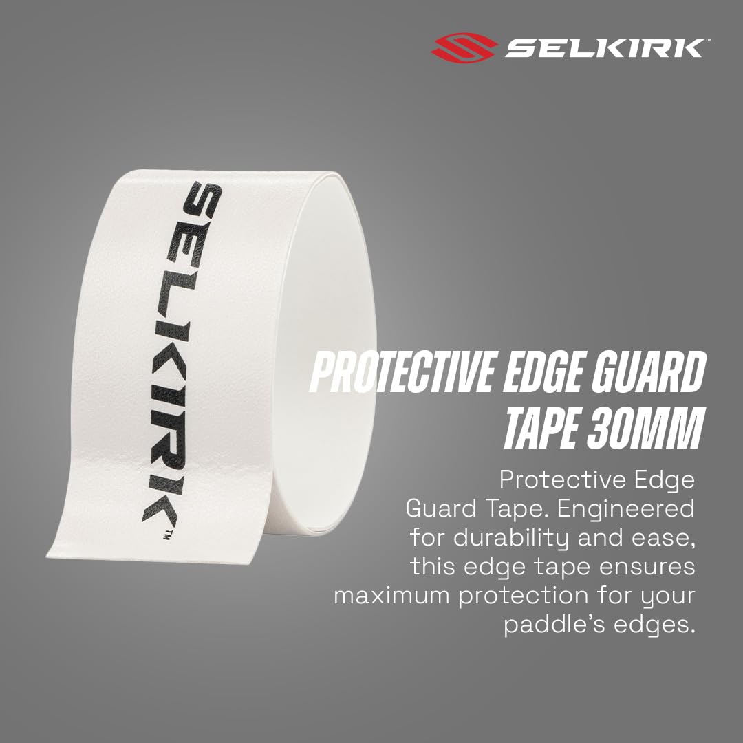 Selkirk Sport Pickleball Edge Guard Tape 15mm and 30mm | Heavy-Duty Paddle Protection | Lightweight & Sleek Impact Tape | Easy Application & Clean Removal