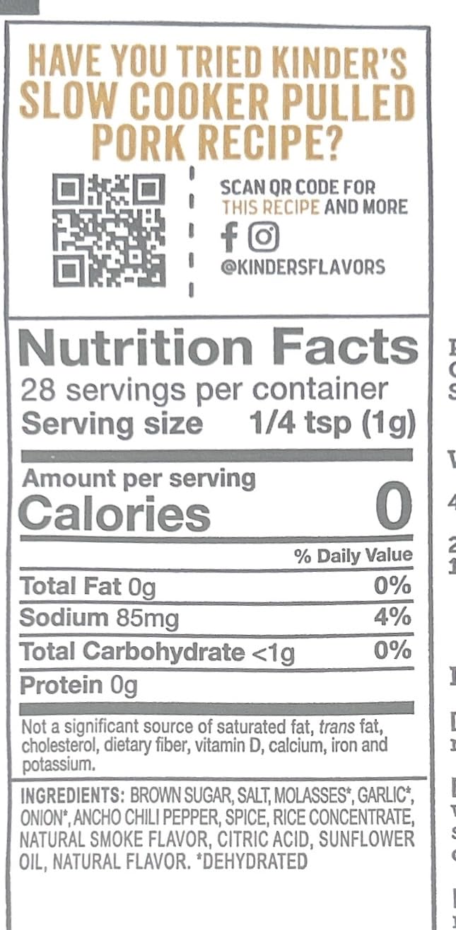 Kinder's Seasoning Mixes 1oz - 2 packets (Bone Broth Gravy Classic Beef)