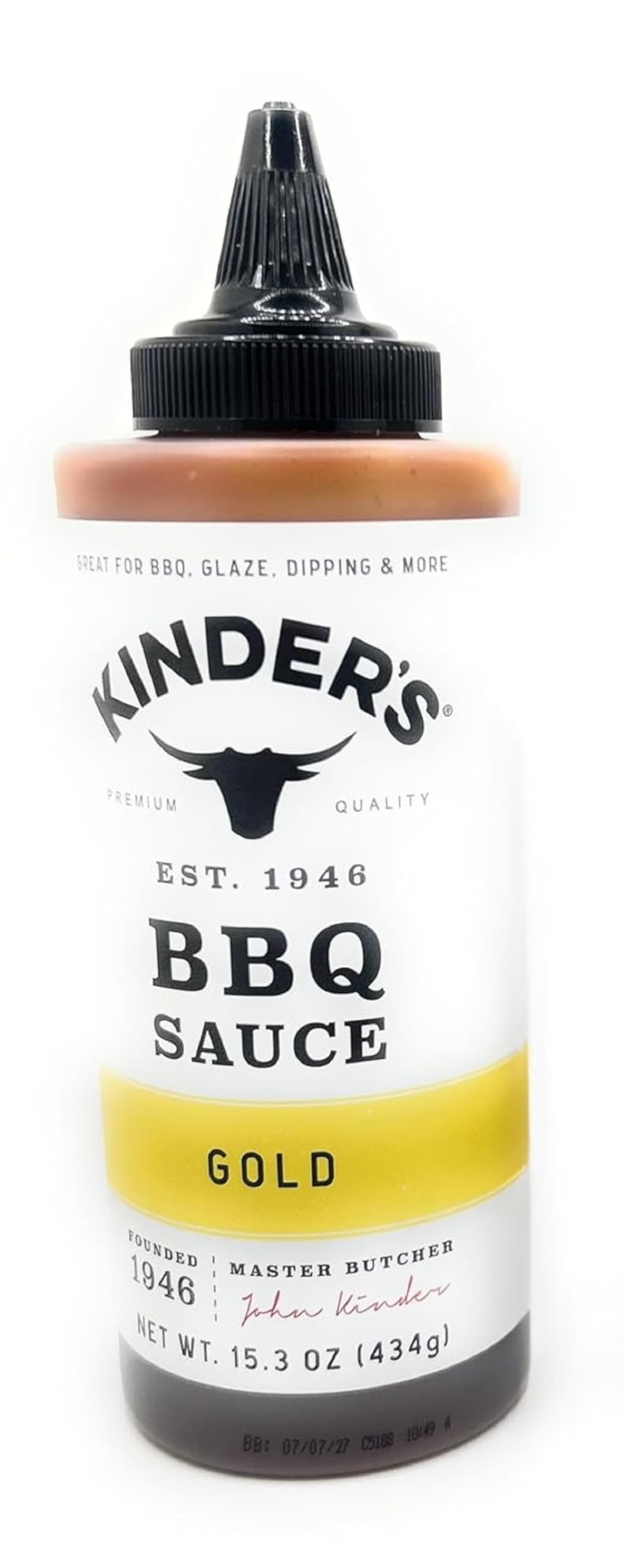 Kinder's Marinades, BBQ, Dipping & Wing Sauces - 1 bottle (Sticky Honey Wing 15.8oz)