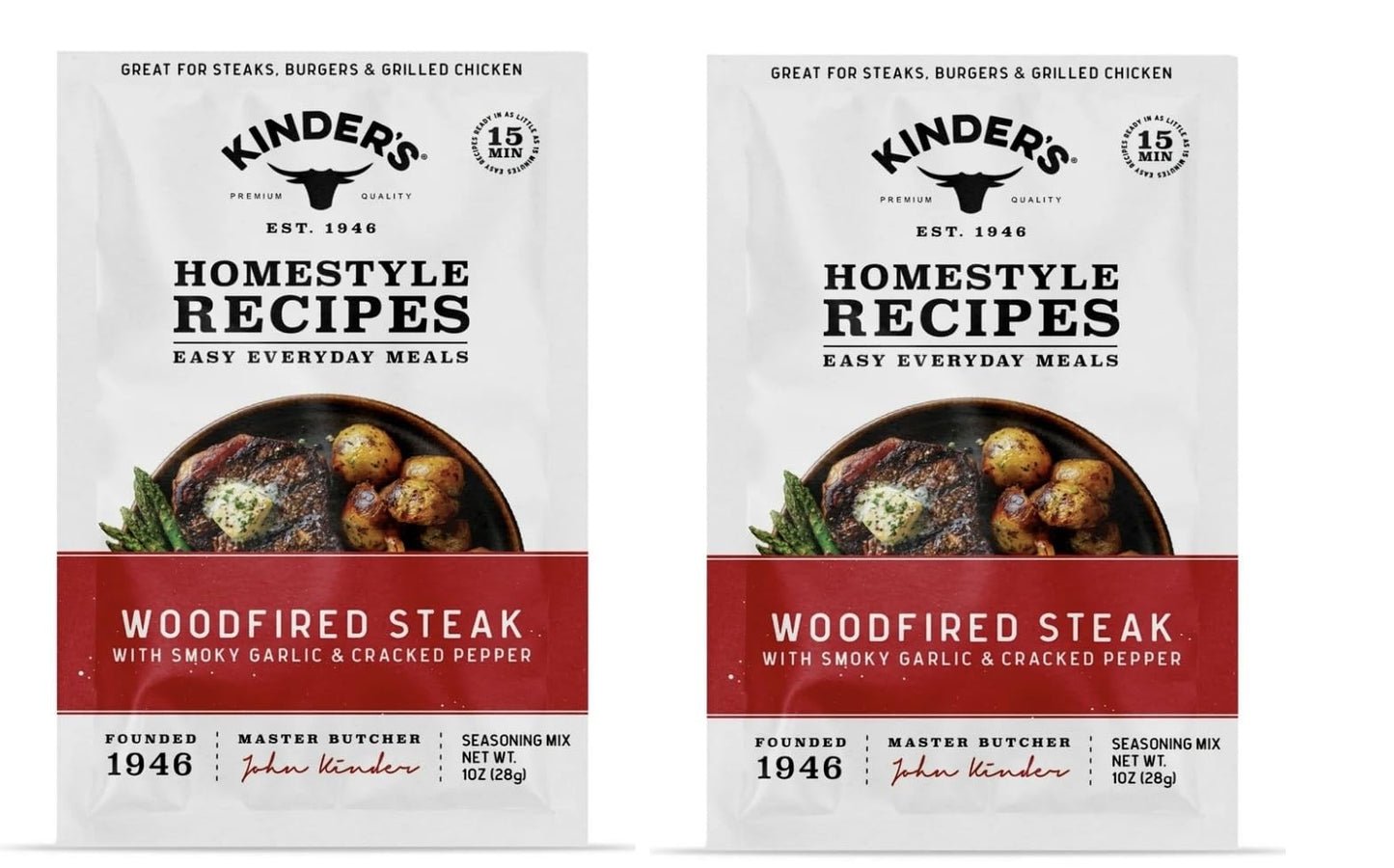 Kinder's Seasoning Mixes 1oz - 2 packets (Bone Broth Gravy Classic Beef)