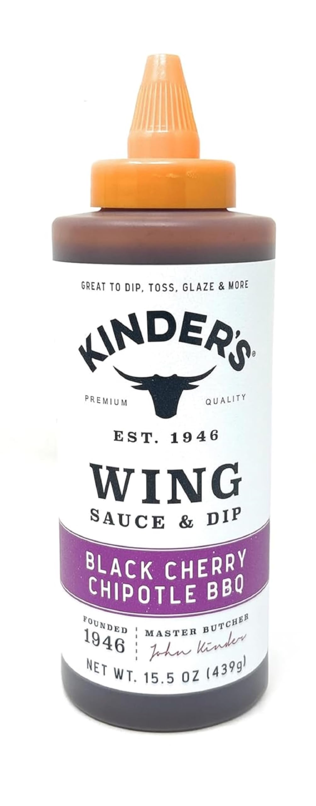 Kinder's Marinades, BBQ, Dipping & Wing Sauces - 1 bottle (Sticky Honey Wing 15.8oz)