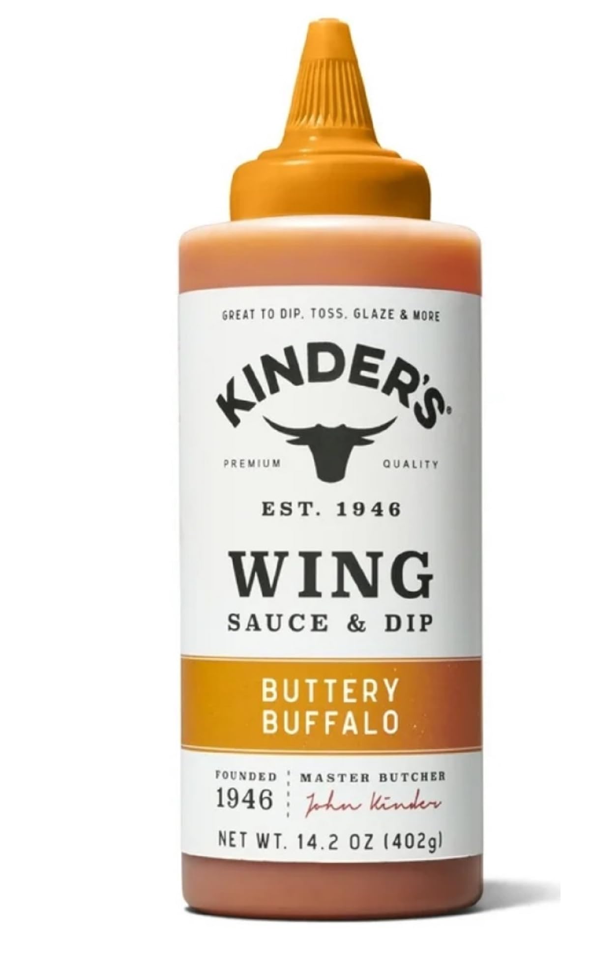 Kinder's Marinades, BBQ, Dipping & Wing Sauces - 1 bottle (Sticky Honey Wing 15.8oz)
